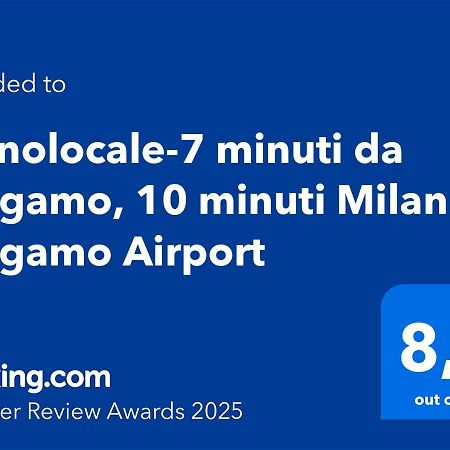 Monolocale-7 Minuti Da Bergamo, 10 Minuti Milan Bergamo Airport Apartment Gorle Bagian luar foto